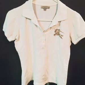 Burberry short sleeve polo shirt